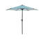 Parasol 9 pi avec bleu clair et rayures-2077437506