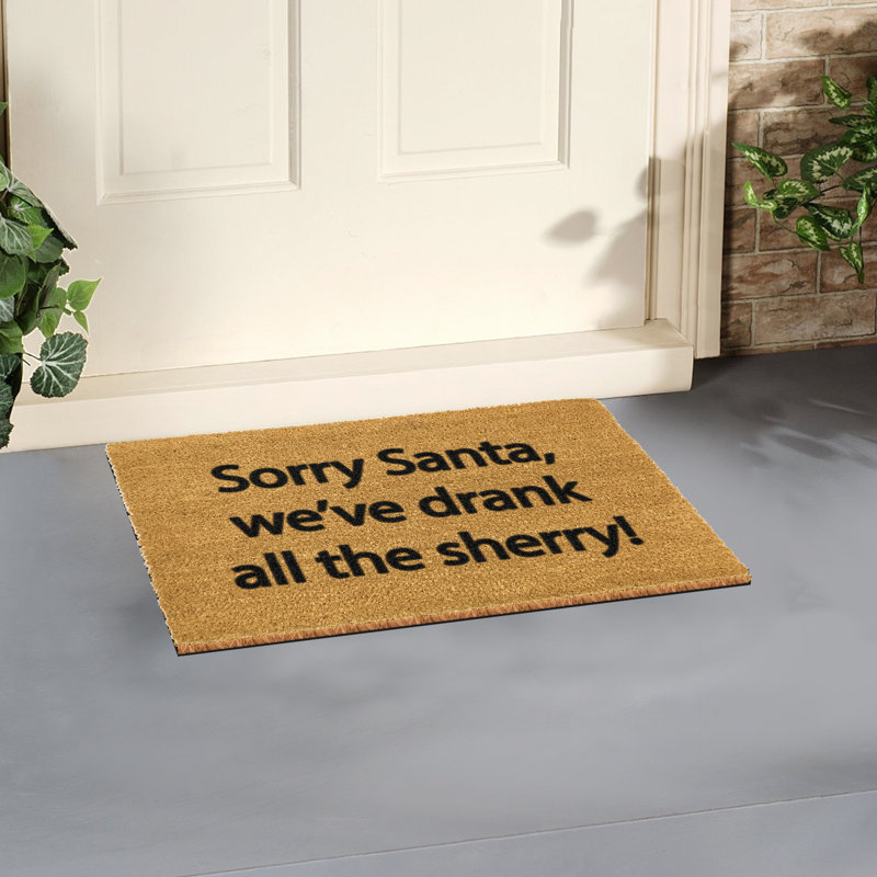 Darianna Non-Slip Christmas Outdoor Doormat