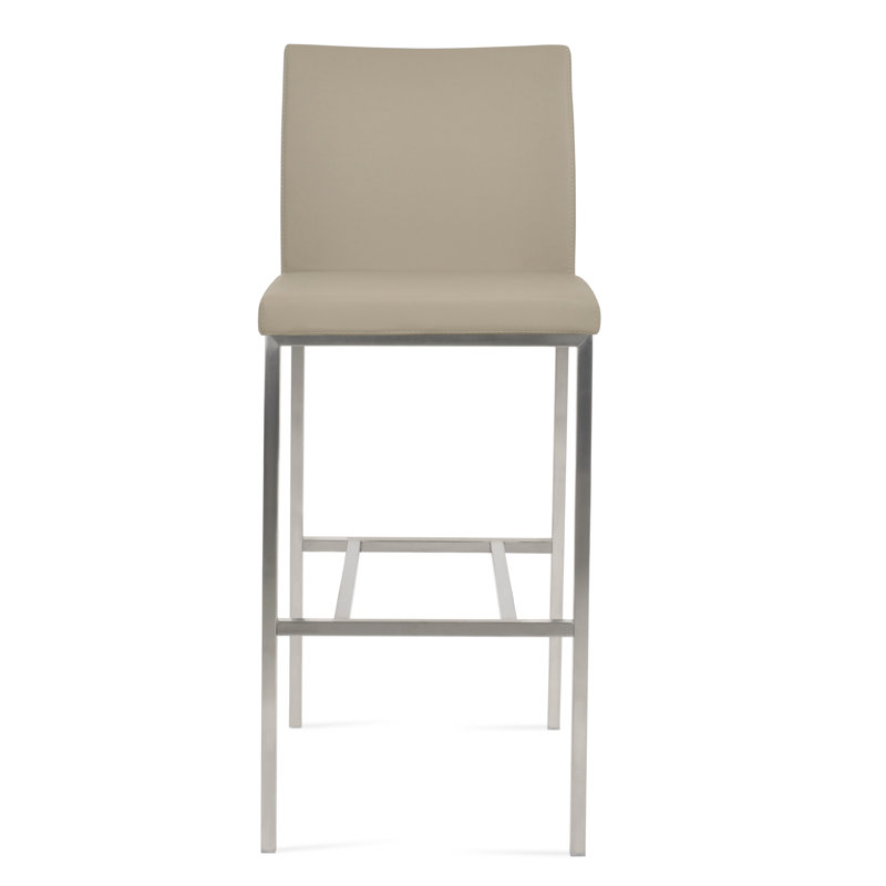 Tabouret Aria, Acier Inoxydable, Tabouret de bar (siège d'une hauteur de 29 po)