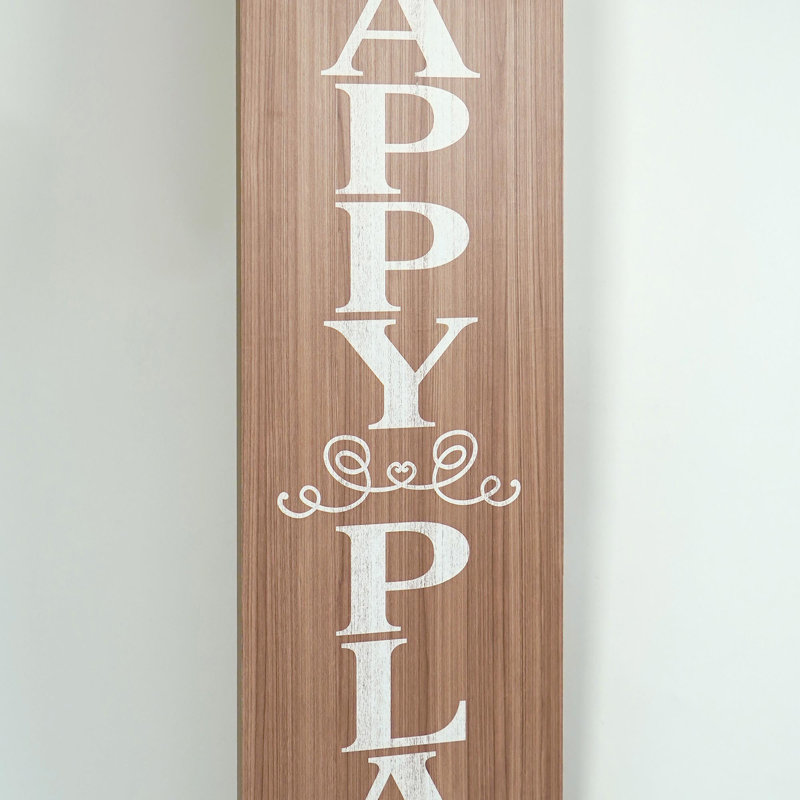 Signs And Rules Wall Decor on MDF