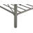 Kamari 3-Piece Living Room Wood Table Set With Metal Base-1827394667