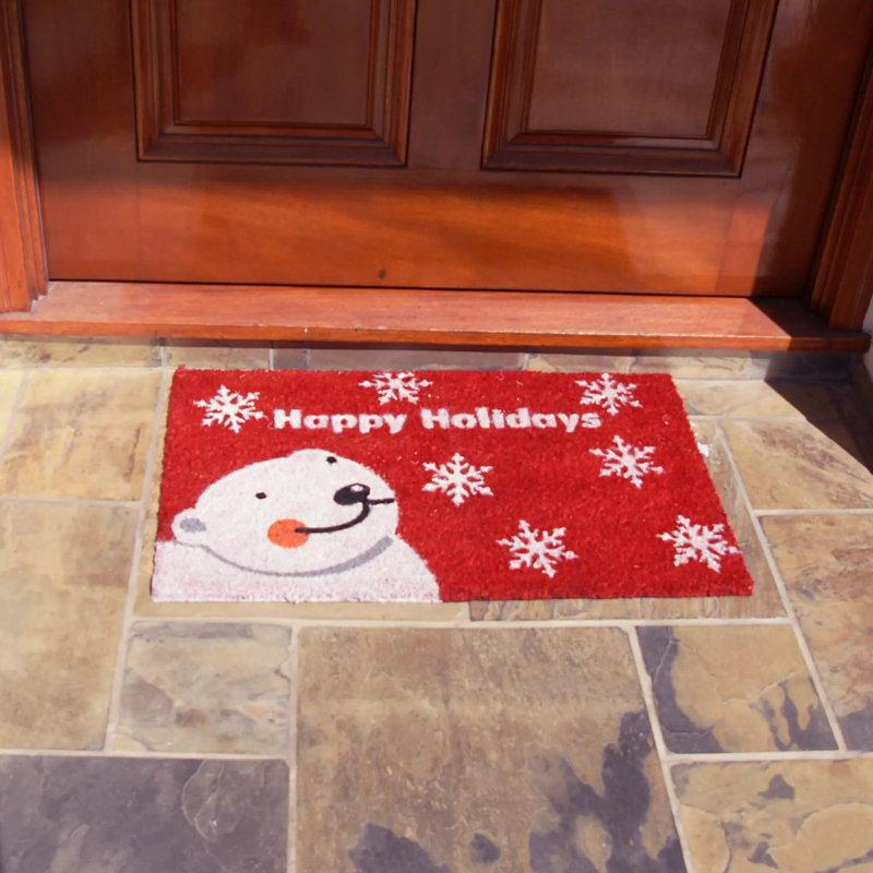 Dulac Non-Slip Christmas Outdoor Doormat