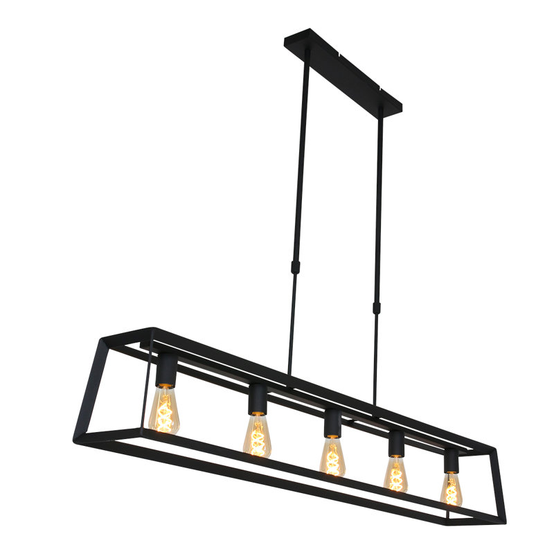 Willie 5 - Light Black Kitchen Island Pendant