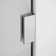 Umbra 60.5 in. x 78 in. Fully Frameless Wall Hinge Towel Bar Shower Door