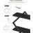 Floating Shelves For Wall, Set Of 2, Double-Tier Hanging Shelves With Diamond Design, Wall Mounted Storage For Living Room, Bedroom, Kitchen, Office, Study