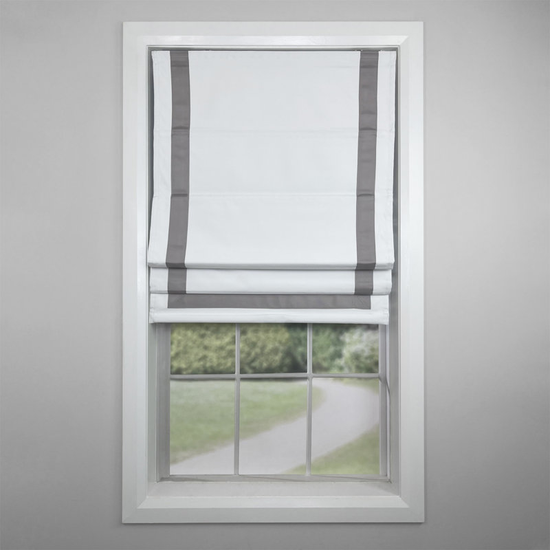 Store romain occultant Olaughlin, L 26 po x L 63 po, gris