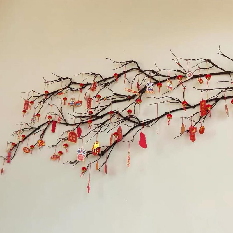Artificial Flexible Tree Branches DIY Family Tree Wall Decor