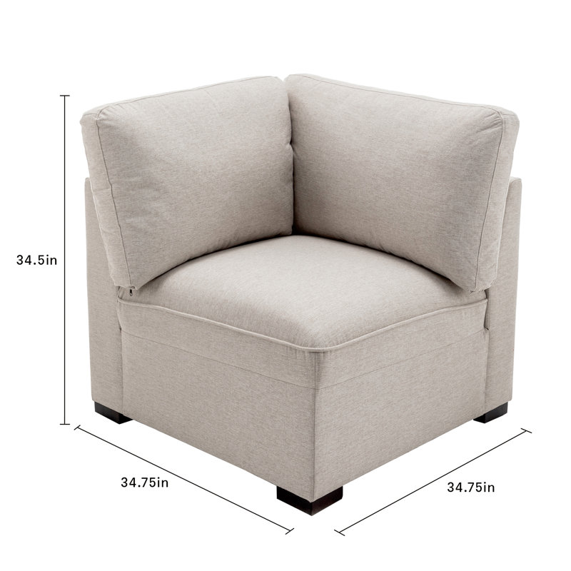 Canapé d'angle modulaire Cromwell