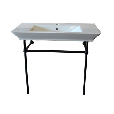 Lavabo de salle de bain console 40 "avec trop-plein Opulence