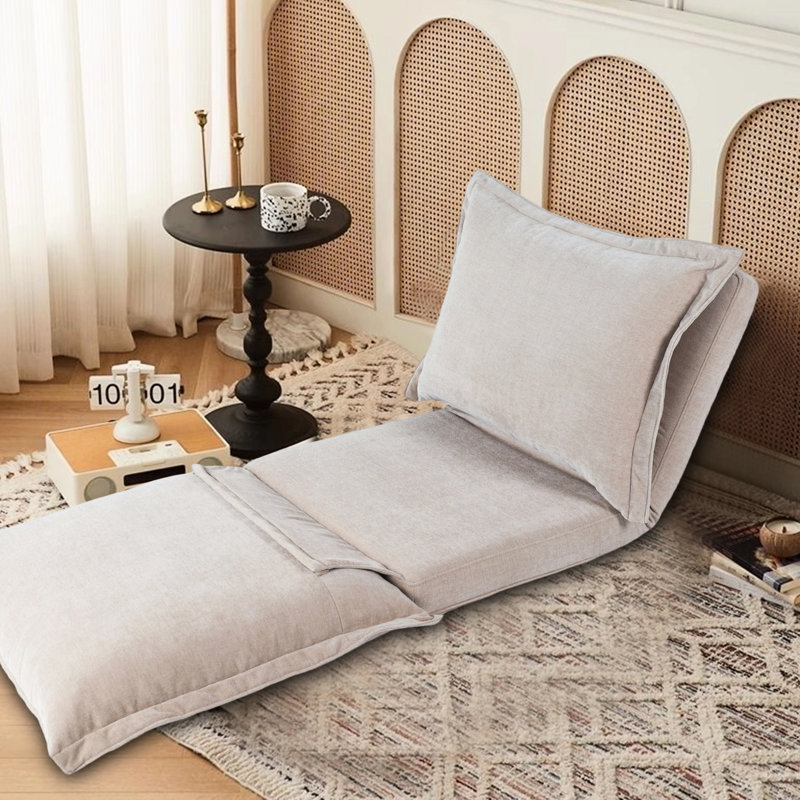 Chaise de plancher multi-positions avec conception ergonomique, structure en métal, assise convertible flexible sur le sol, stabilité de la structure, assise souple, pour les coins