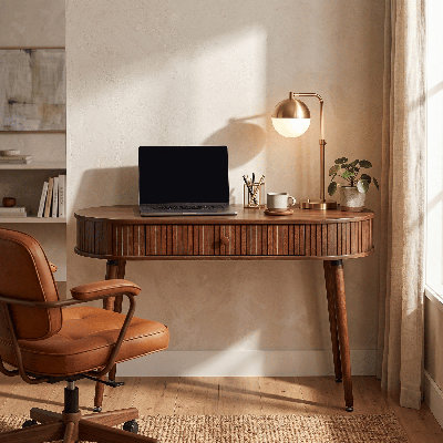 Stream Oval Writing Desk