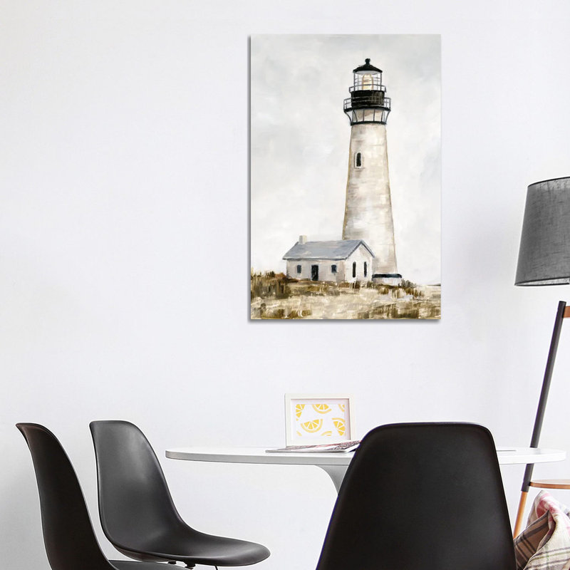 Rustic Lighthouse II 1 Piece Wrapped Canvas Painting, 101.6 cm H x 66.04 cm W x 1.91 cm D