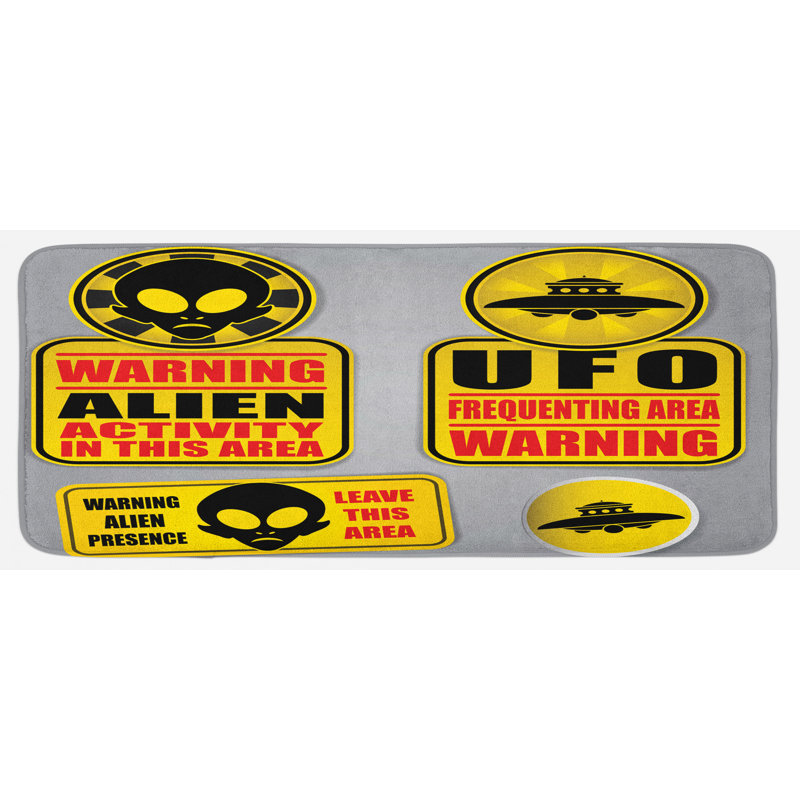 Modern & Contemporary Polyester Kitchen Mat