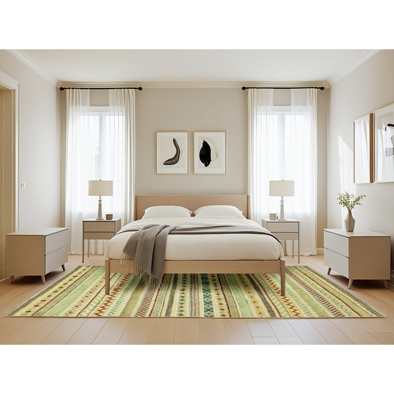 Abstract Indoor Rug, Rectangle 5' x 8'