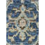 Tapis gris / bleu One-of-a-Kind 6 pi 1 po x 9 pi New Age