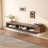 66.9" Floating Tv Stand For Tvs , Walnut