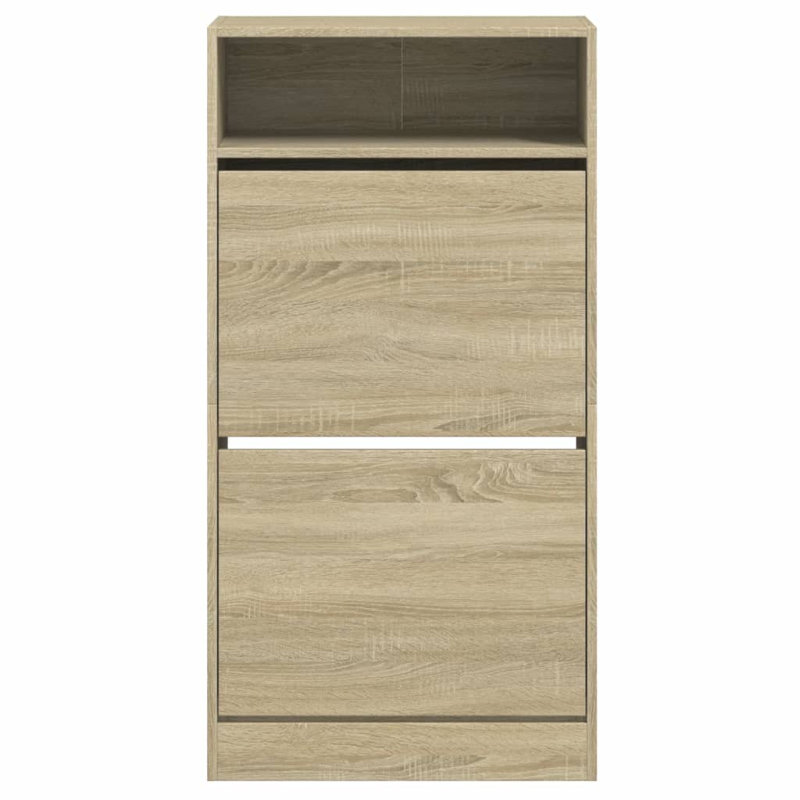 6 Pair Shoe Storage Cabinet, Sonoma Oak