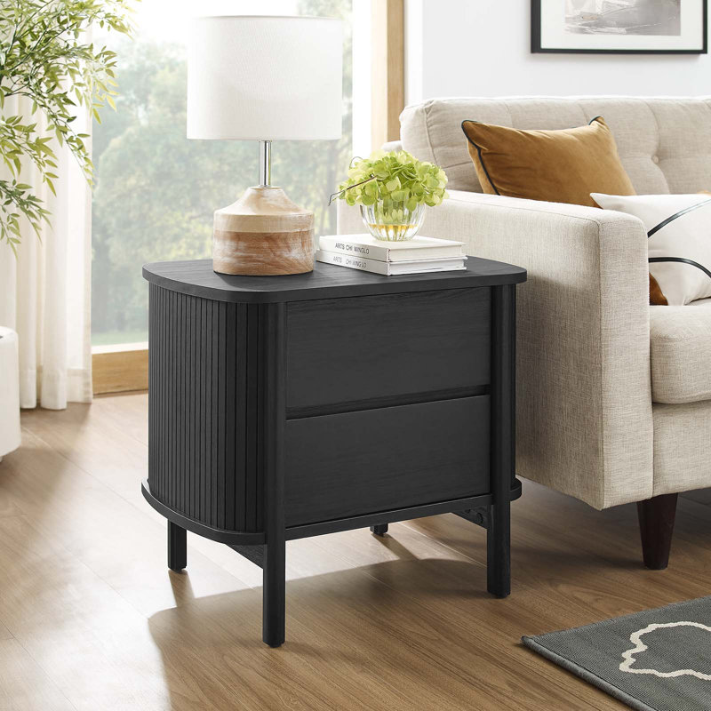 Table de chevet Modway Cadence, Noir