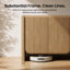 Armoire de buffet 69,7 "avec 4 portes, buffet moderne