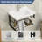 23.75" L x 15.75" W Wall Mounted Bathroom Sink with Towel Rack White Ceramic Bathroom Wall Hung Sink