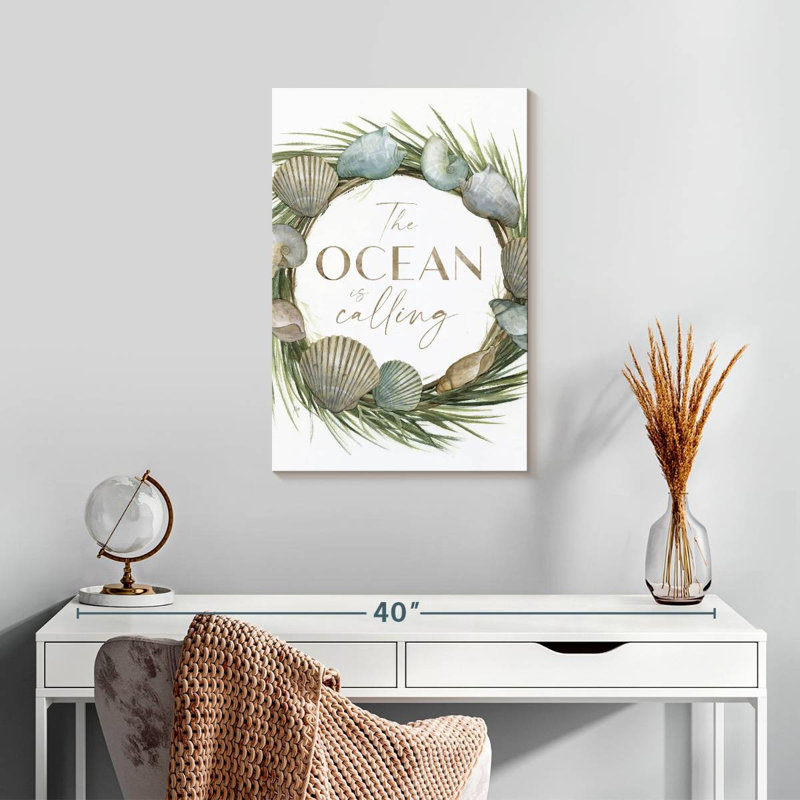 Couronne Tergel The Ocean Calling, H 24 po x l 16 po