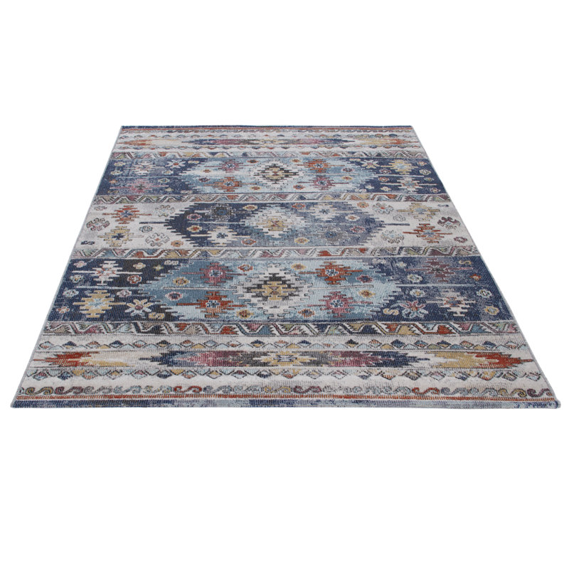 Kaden Abstract Hand Woven Indoor / Outdoor Area Rug Set, Rectangle 160 x 230cm