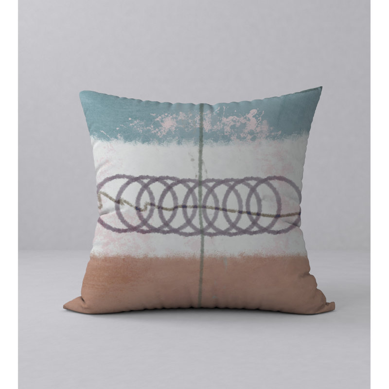 Housse de coussin carrée Manistee/insert, H 20 po x l 20 po