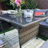Chablis 9 Seater Corner Sofa Dining Set With Storage Bench With Rain Cover