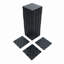 Carreaux de terrasse en plastique emboîtables, paquet de 44 tuiles de patio, 12 po x 12 po carré imperméable pour l'extérieur, utilisation de tous les temps, tuiles de patio pour la terrasse du balcon de la piscine-130196282