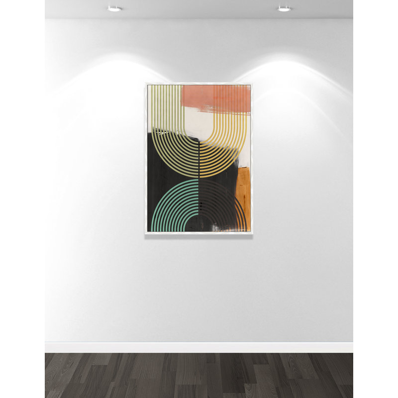 «Bolded II» par Isabelle Z, Grain de bois blanc, 29.5'' W x 41.5'' H, Impression encadrée