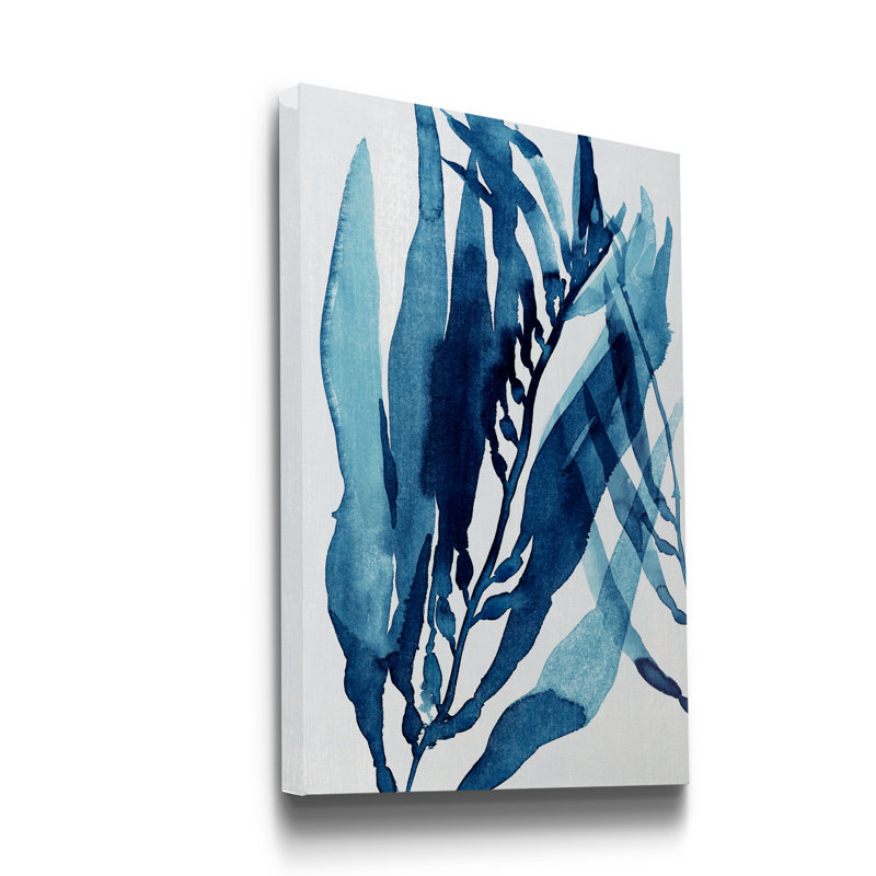 Blue Drift II - impression sur toile tendue, H 27 po x l 18 po x P 1,5 po