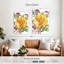 Harnek fleurs et baies rose-108385271