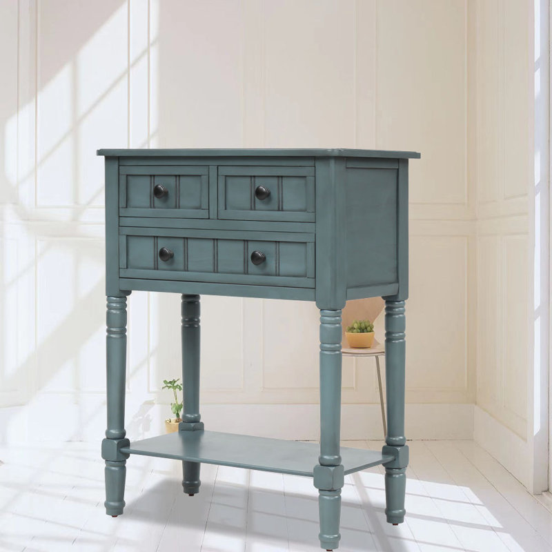 Rascoe 3 - Drawer Nightstand, Navy