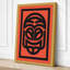 Tribal Mask Geometric - Wrapped Canvas-1022146331-1022146309