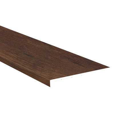 Tapis d'escalier à bordure en vinyle de luxe l 1,25 po x L 47,25 po x l 12,01 po