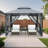 SeeHill 10 Ft. W X 12 Ft. D Metal Frame Outdoor Gazebos with Double Roofs, Outdoor Gazebos Shelter Tent, Pop-up Patio Gazebo Canopy with Mosquito Netting for Lawn, Backyard, Deck and Garden-113380069-113380070