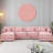130.7" Chenille U-Sectional – Modular Cloud Seats, 2 Movable Ottomans, DIY U/L/Sleeper Layouts, Vacuum-Flat Packs-456167290