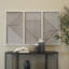 Breinne 3 Piece Contemporary Wood Geometric Wall Décor Set