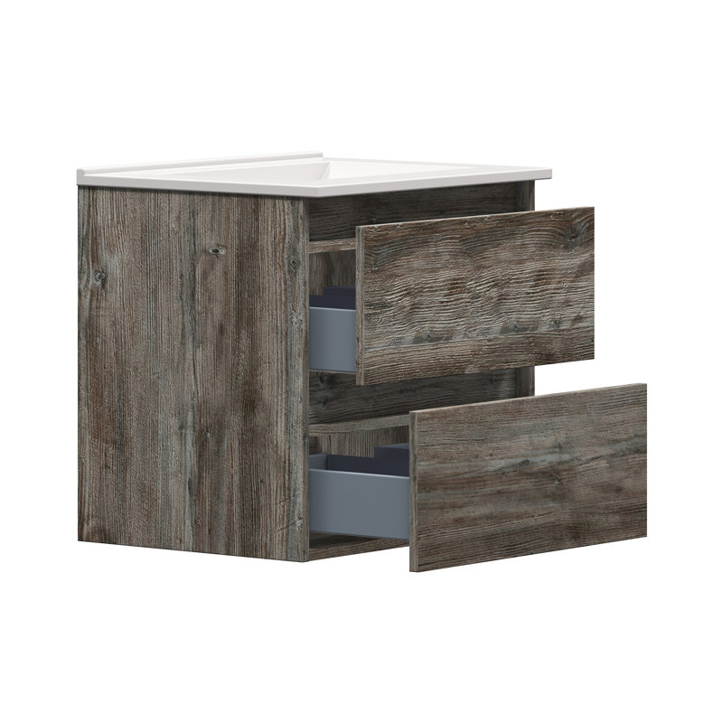  Combo suspendu 24 po gris bois flottant, Bois flottant gris, 24"