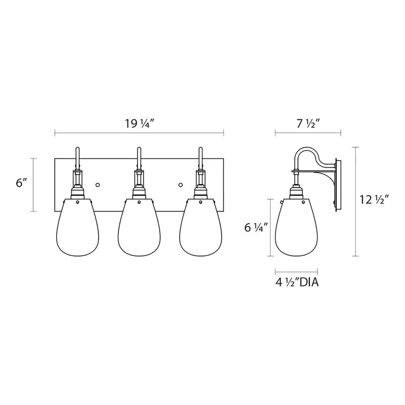 Chelsea 3 - Light Vanity Light
