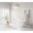 59 Inch Bathtub in Glossy White with Trim-105507297