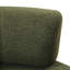 Fauteuil d'appoint pivotant en tonneau berbère avec appui-tête réglable-626868867