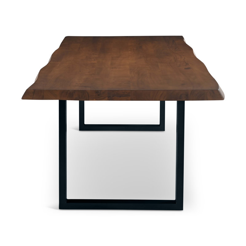 Brooks Dining Table, Americano, Black, 29.75"H x 116"L x 40"W