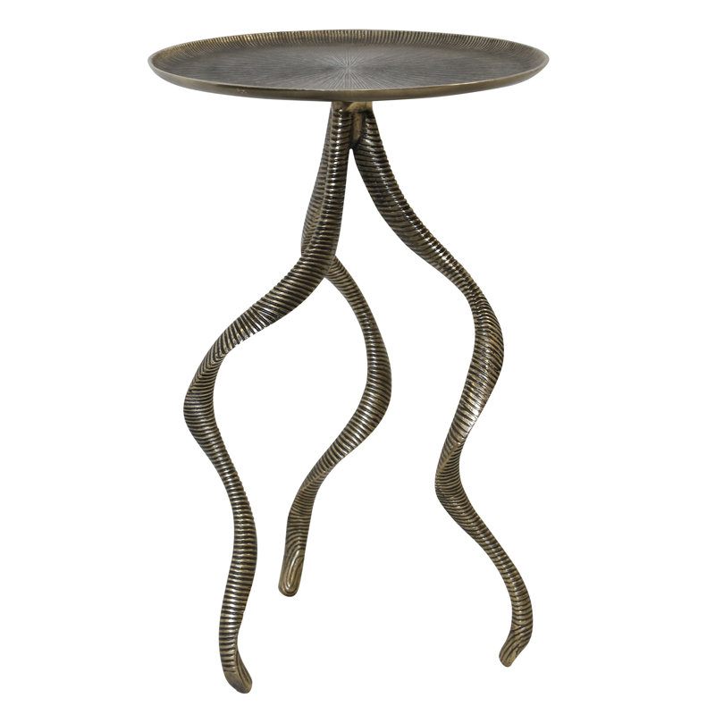 Table d'appoint Serpentine Root - Laiton antique