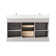 Currahee 60'' Double Bathroom Vanity with Engineered Stone Top