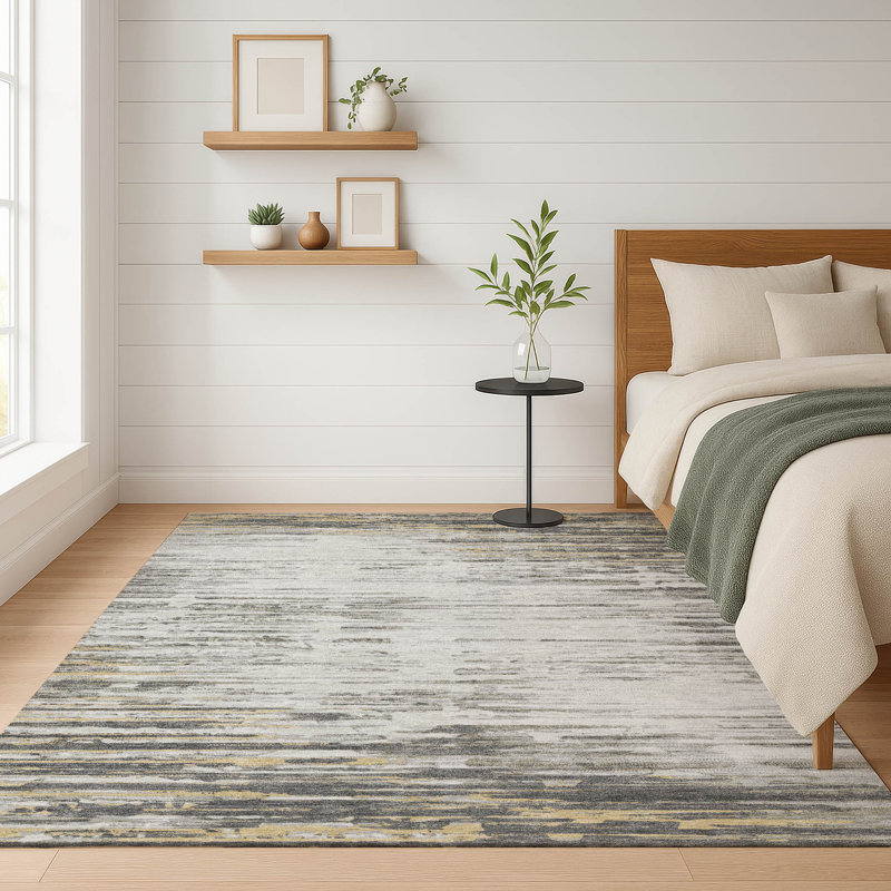 Machine Washable Indoor/Outdoor Chantille ACN2767 Modern Rug, 10' x 14', Tin