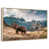 Floating Frame Natural Wood