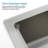 33X19 Inch Dark Gray Stainless Steel Basin - Handmade With Improved Drainage Performance Sink Enhanced Resistance-123589953