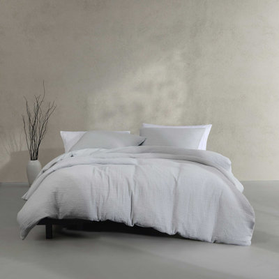 Washed Texture Cotton Duvet Cover Set