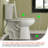 19.5''Tall Comfortable SeatHeight Elongated Two-Piece Floor Mounted Toilet (Seat Included)-100864815
